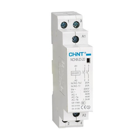 Contactor modular CHINT de 20 A 2NA NCH8-20-20-230-imagen_A