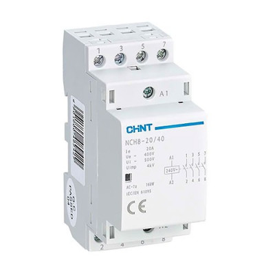 Contactor modular CHINT de 20 A 4NA NCH8-20-40-230-imagen_A