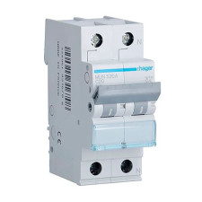 Automatico Magnetotermico HAGER 1P+Neutro 20A MUN520A-imagen_A