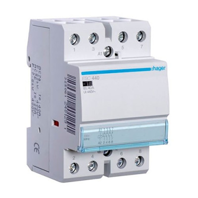 Contactor modular HAGER 4NA de 40A ESC440-imagen_A