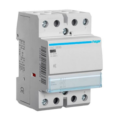 Contactor modular HAGER 2NA de 63A ESC263S-imagen_A