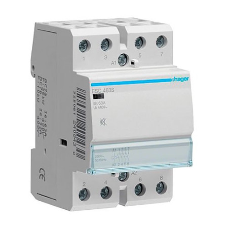 Contactor modular HAGER 4NA de 63A ESC463S-imagen_A