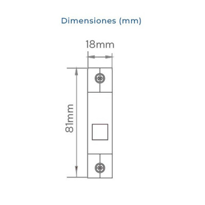 Piloto modular carril DIN 1 Polo luz verde 230V-imagen_B