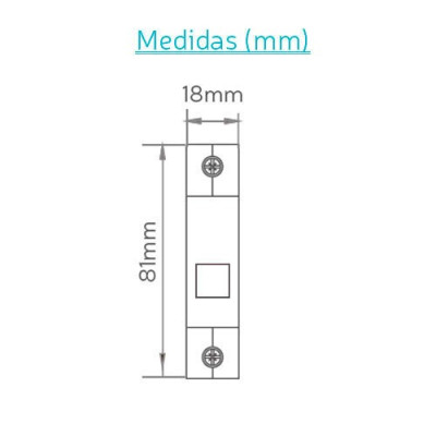 Piloto modular carril DIN 1 Polo luz roja 230V-imagen_B