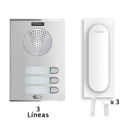 Portero automatico Fermax 4863 KIT de 3 lineas-imagen_B