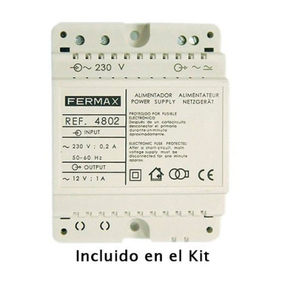 Portero automatico Fermax 4864 KIT de 4 lineas-imagen_E
