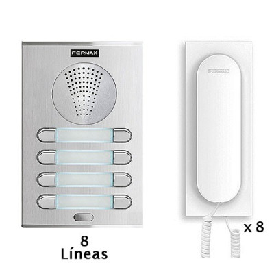 Portero automatico Fermax 4868 KIT de 8 lineas-imagen_B