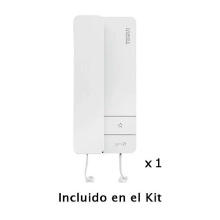 Portero automatico de Superficie a 2 Hilos Tegui 378141 Kit de 1 linea-imagen_D