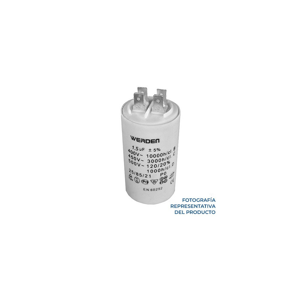 CONDENSADOR CBB61 2,5uf 2,5µF 2,5 µF UF 450V INICIO MOTOR [782