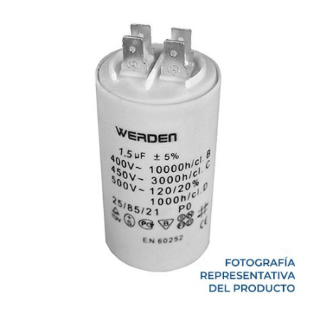 Condensador 16 uF microfaradios 450V TCP-1 de motor-imagen_B