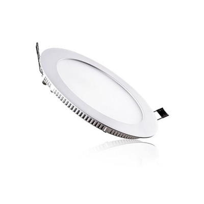 Downlight LED empotrable circular Blanco de 6W Luz calida 3000K-imagen_A