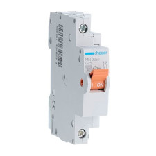 Automatico Magnetotermico DPN HAGER 1P+Neutro 25A vivienda MN925V-imagen_A