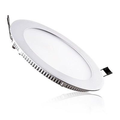Downlight LED empotrable circular Blanco de 18W Luz fria 6000K-imagen_A