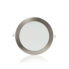 Downlight LED empotrable circular Niquel Satinado de 3W Luz fria 6000K-imagen_A