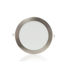 Downlight LED empotrable circular Niquel Satinado de 3W Luz dia 4500K-imagen_A