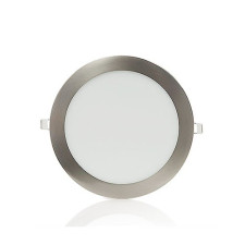 Downlight LED empotrable circular Niquel Satinado de 6W Luz fria 6000K-imagen_A