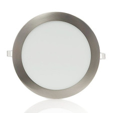 Downlight LED empotrable circular Niquel Satinado de 18W Luz dia 4500K-imagen_A