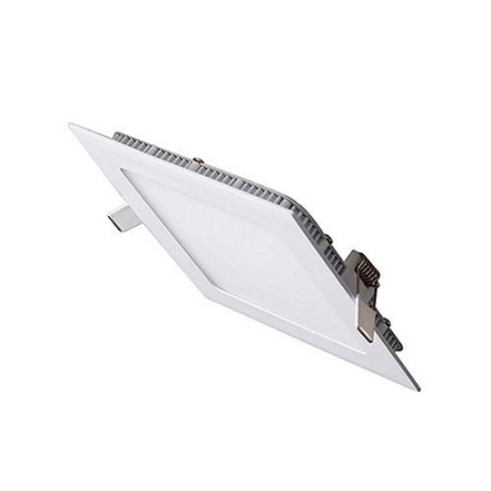 Downlight LED empotrable cuadrado Blanco de 6W Luz calida 3000K-imagen_A