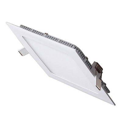 Downlight LED empotrable cuadrado Blanco de 18W Luz calida 3000K-imagen_A