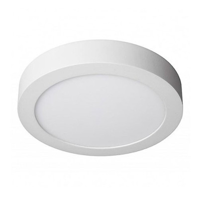 Downlight LED superficie circular Blanco 12W Luz fria 6000K-imagen_A