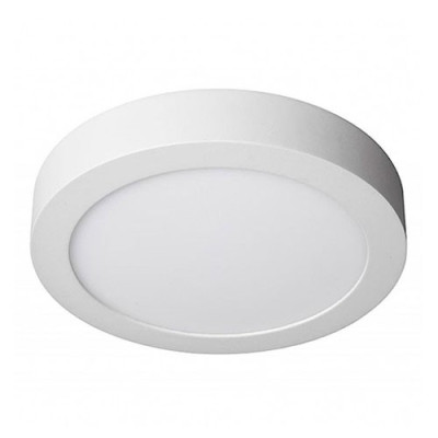Downlight LED superficie circular Blanco 18W Luz calida 3000K-imagen_A