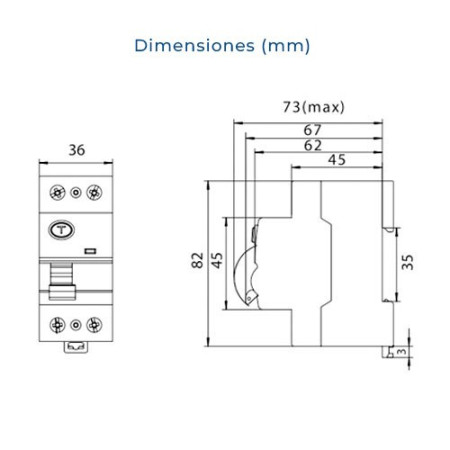 Diferencial WERDEN 2P 63A 30mA-imagen_B