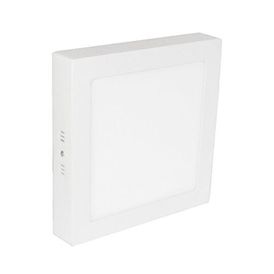 Downlight LED superficie cuadrado Blanco 12W Luz fria 6000K-imagen_A