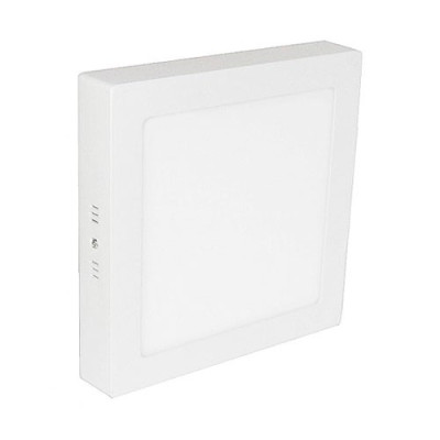 Downlight LED superficie cuadrado Blanco 18W Luz calida 3000K-imagen_A