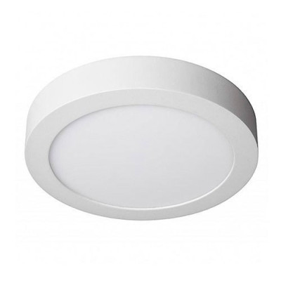Downlight LED superficie circular Blanco 12W Luz calida 3000K-imagen_A