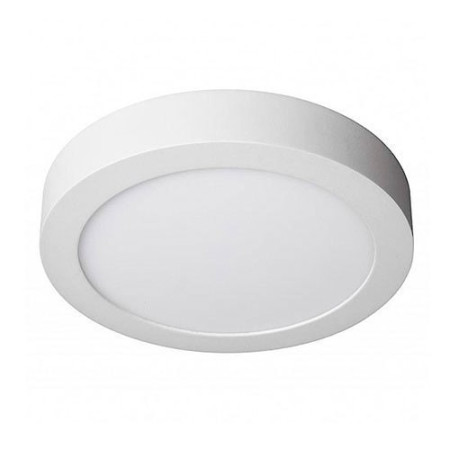 Downlight LED superficie circular Blanco 12W Luz calida 3000K-imagen_A