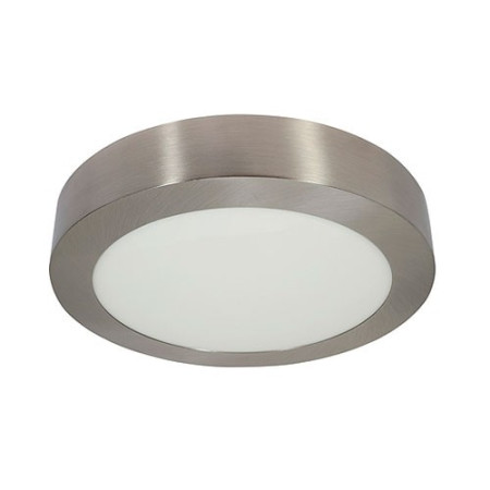Downlight LED superficie circular Niquel Satinado 9W Luz fria 6000K-imagen_A
