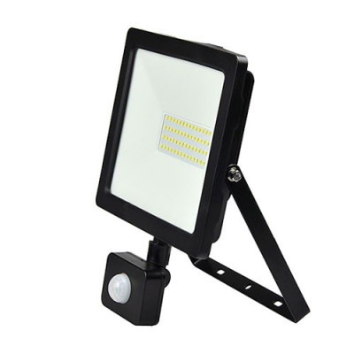 Proyector LED exterior 50W Luz fria con sensor de movimientos-imagen_A