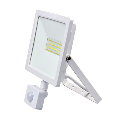 Proyector LED exterior 50W Luz fria blanco con sensor de movimientos-imagen_A