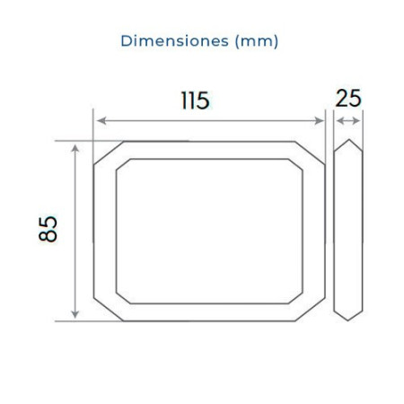 Proyector LED exterior 50W 1600 L Luz calida Slim IP65-imagen_B