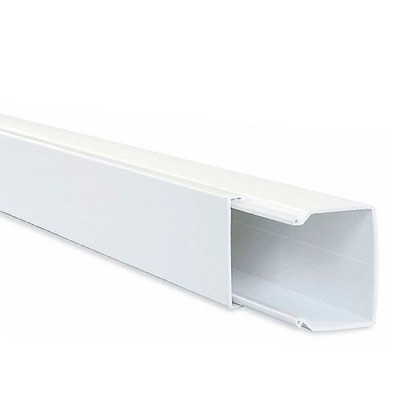 Canaleta para cables de 2 metros en Blanca de 80x50 mm-imagen_A