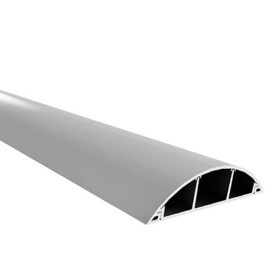 Canaleta de suelo de 2 metros en Gris de 66x17 mm para cables-imagen_A