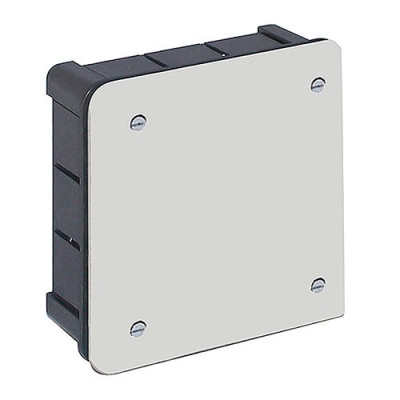 Caja empotrar de 100x100 mm con tornillos para conexiones-imagen_A