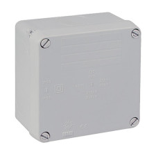 Caja estanca de empalmes de 100x100 mm con paredes lisas-imagen_A