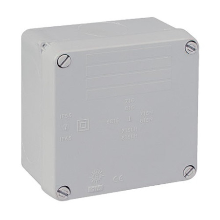 Caja estanca de empalmes de 100x100 mm con paredes lisas-imagen_A