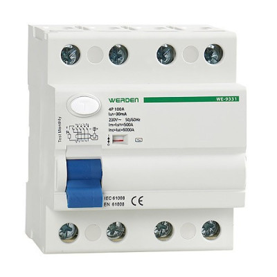 Diferencial WERDEN 4P 100A 30mA-imagen_A