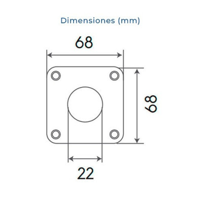 Caja para botonera con 1 hueco vacio-imagen_B