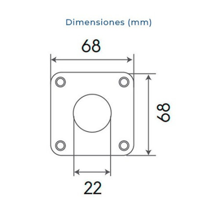 Caja para botonera con 1 hueco vacio-imagen_B