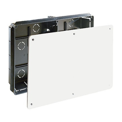 Caja empotrar de 300x200x60 mm con separador y tornillos para conexiones-imagen_A