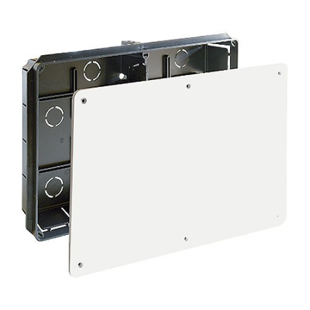 Caja empotrar de 300x200x60 mm con separador y tornillos para conexiones-imagen_A