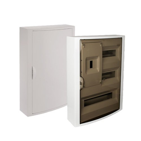 Cuadro electrico de Superficie de 30 elementos + ICP con puerta blanca SOLERA 5431-imagen_A