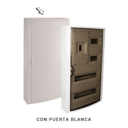 Cuadro electrico de Superficie de 40 elementos + ICP con puerta blanca SOLERA 5441-imagen_B