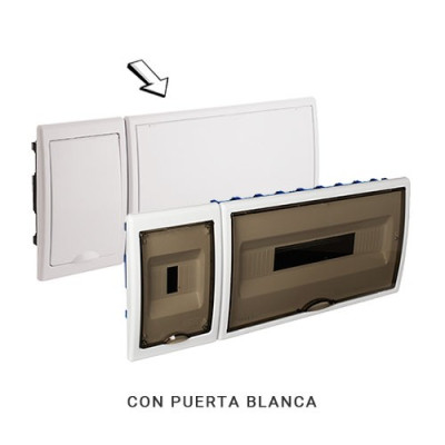 Cuadro electrico de Empotrar de 18 elementos + ICP con puerta blanca SOLERA 8880-imagen_B