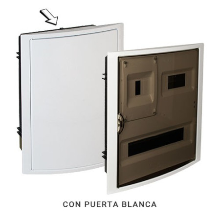 Cuadro electrico de Empotrar de 20 elementos + ICP con puerta blanca SOLERA 5420-imagen_B
