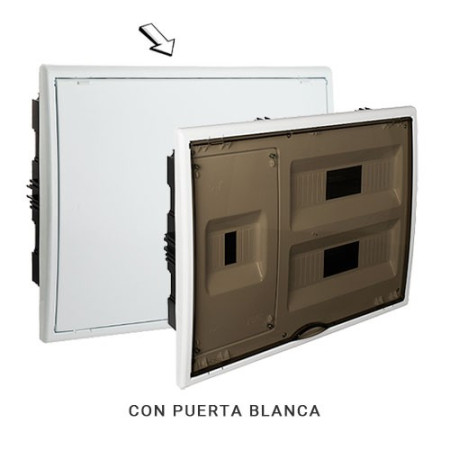 Cuadro electrico de Empotrar de 24 elementos + ICP con puerta blanca SOLERA 8203-imagen_B