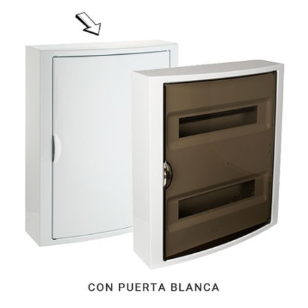 Cuadro electrico de Superficie de 28 elementos con puerta blanca SOLERA 5281-imagen_B